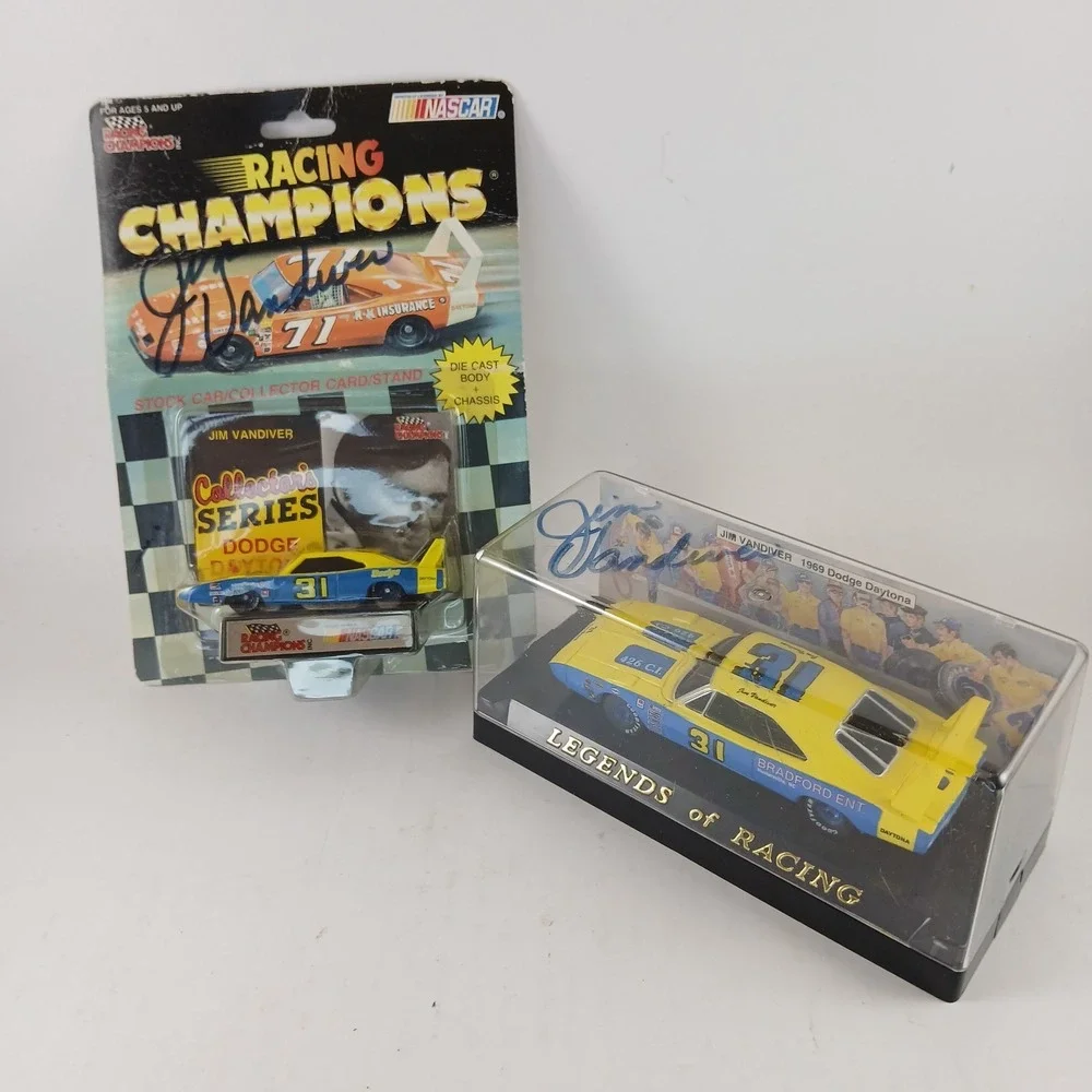 1/43 1/64 scale LEGENDS OF RACING Jim Vandiver 1969 Dodge Daytona #31 Autograph